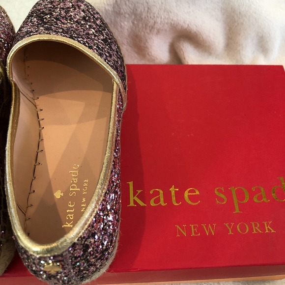 Kate Spade Rose Gold Linda Too Espadrilles NEW - Picture 5 of 6